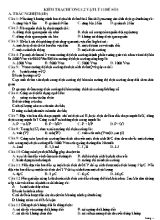 5 Đề kiểm tra Chương 1,2 môn Vật lý Lớp 11